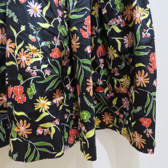 KATE SPADE Rooftop Garden Floral Marina Dress Swing Retro Feminine Rockabilly XL - Picture 8 of 15